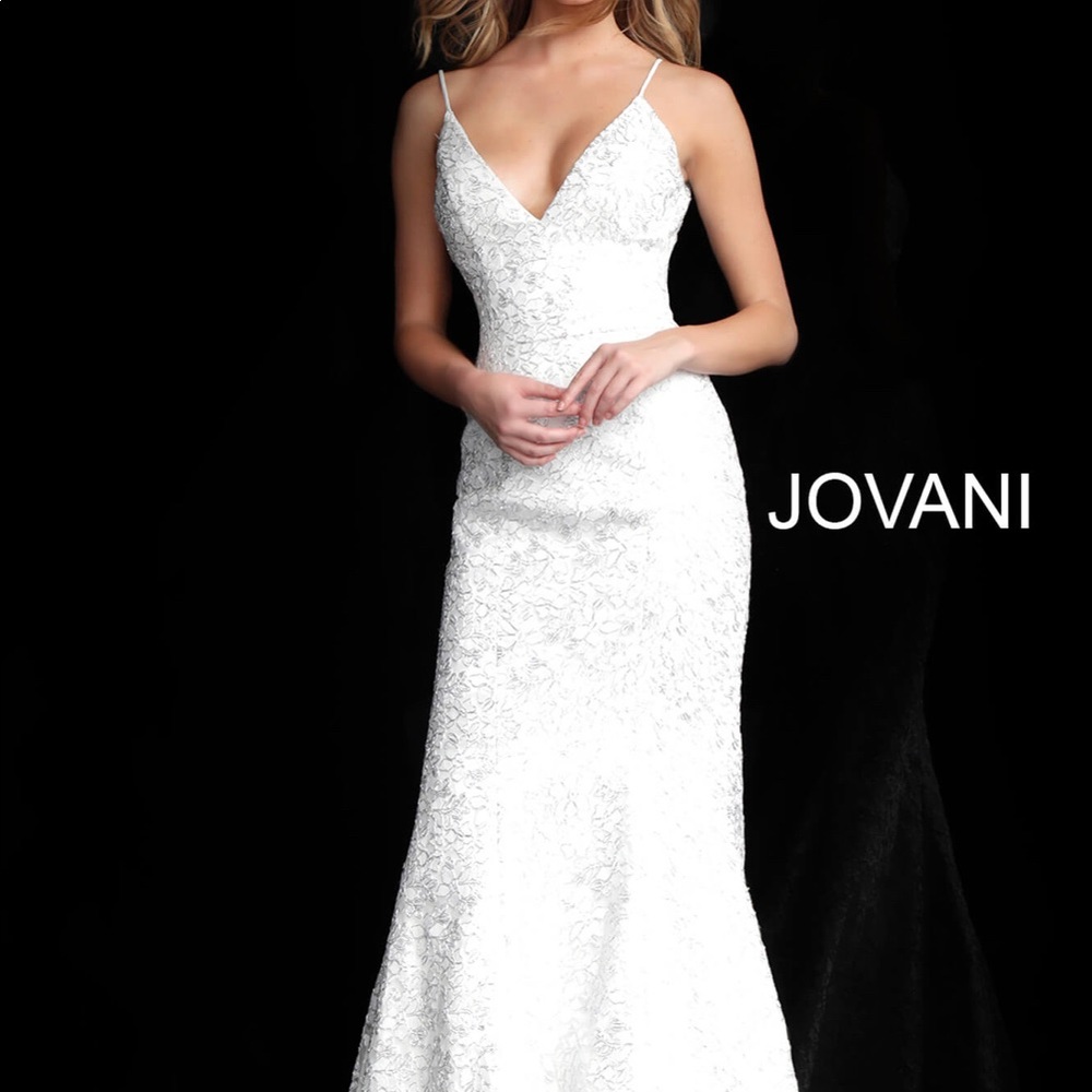 JOVANI 2019 COLLECTION WHITE DRESS